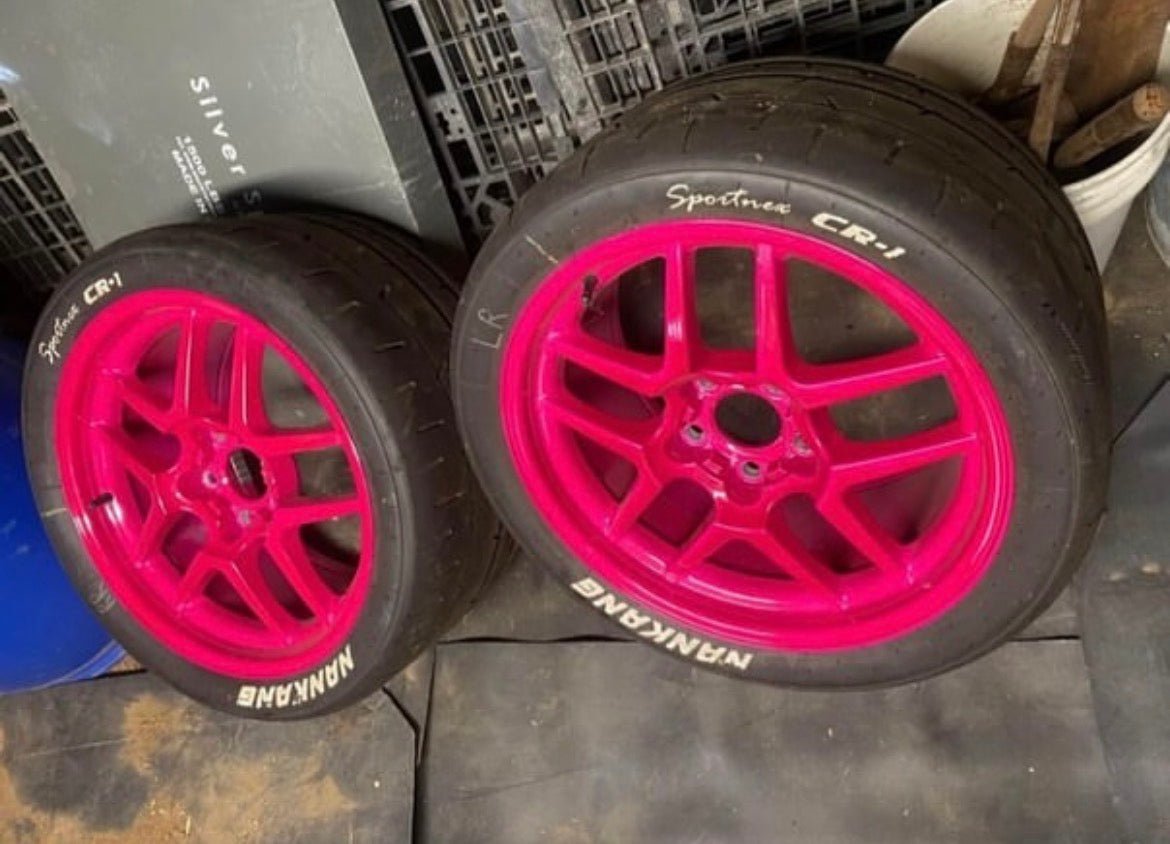 Speedline Wheels Powdercoated in Racing Raspberry Metallic. Fitment is for C5 Corvette - chevrolet corvette parts