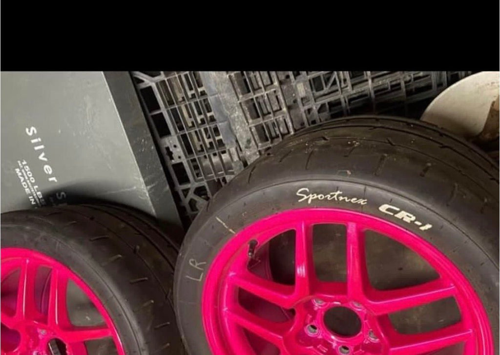 Speedline Wheels Powdercoated in Racing Raspberry Metallic. Fitment is for C5 Corvette - chevrolet corvette parts