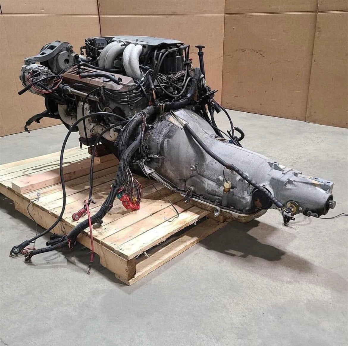 Corvette C4 1990 Coupe 5.7 L98 Engine Automatic Transmission - chevrolet corvette parts