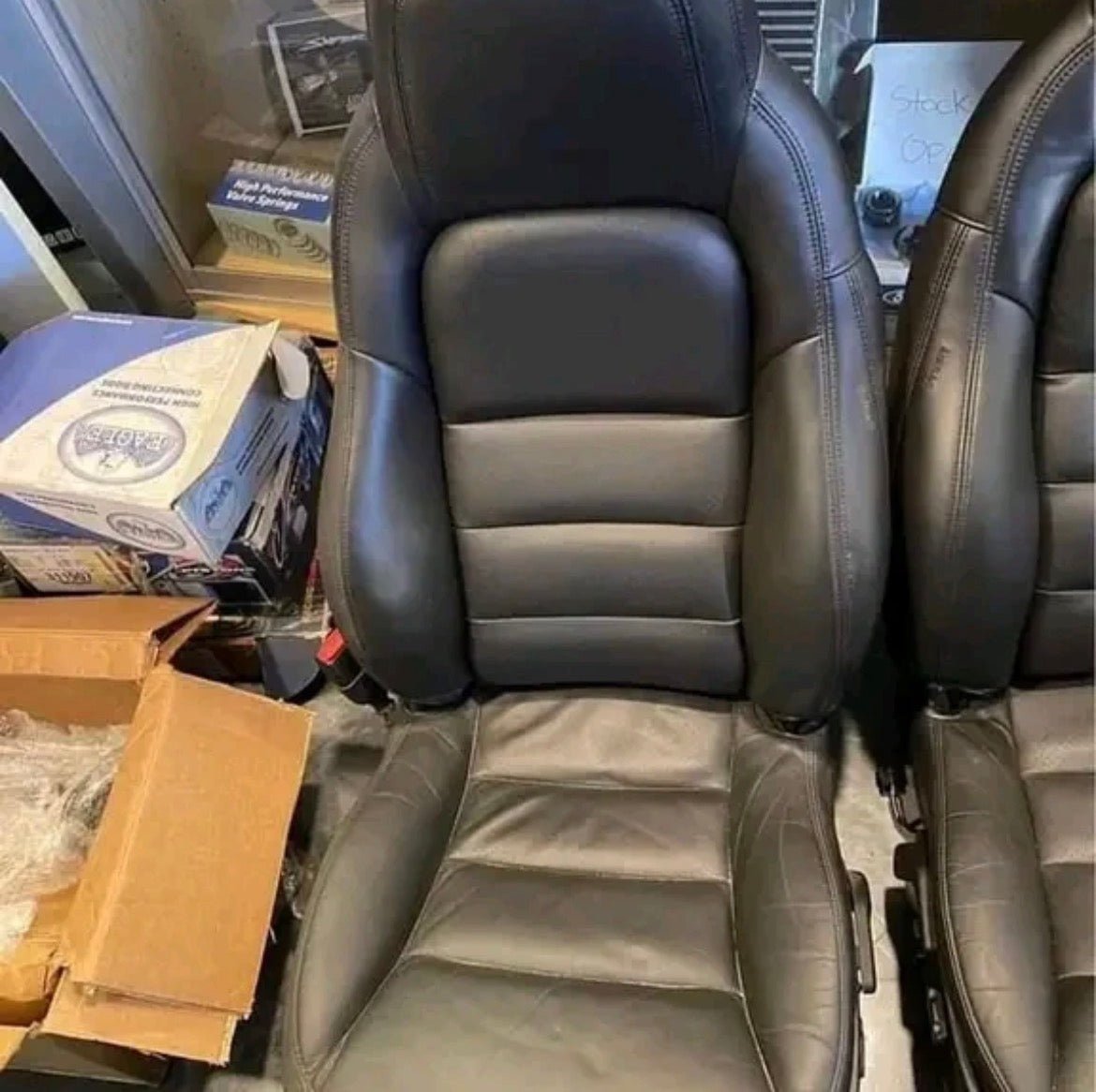 set of seats for the C6 - chevrolet corvette parts