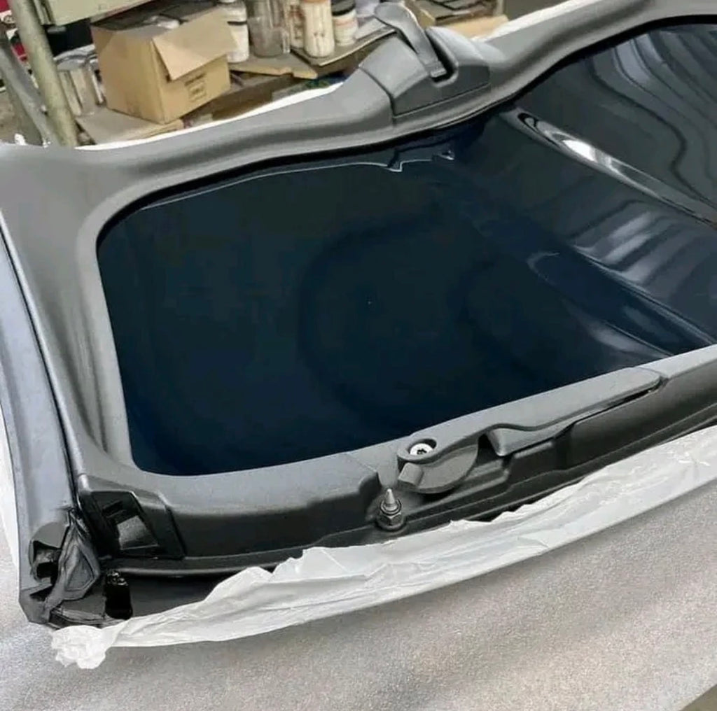 C6 Corvette replacement blue transparent targa roof panel.