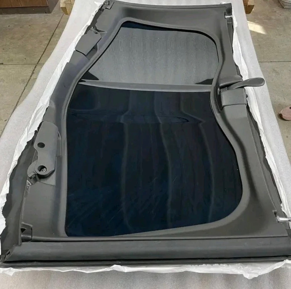 C6 Corvette replacement blue transparent targa roof panel.