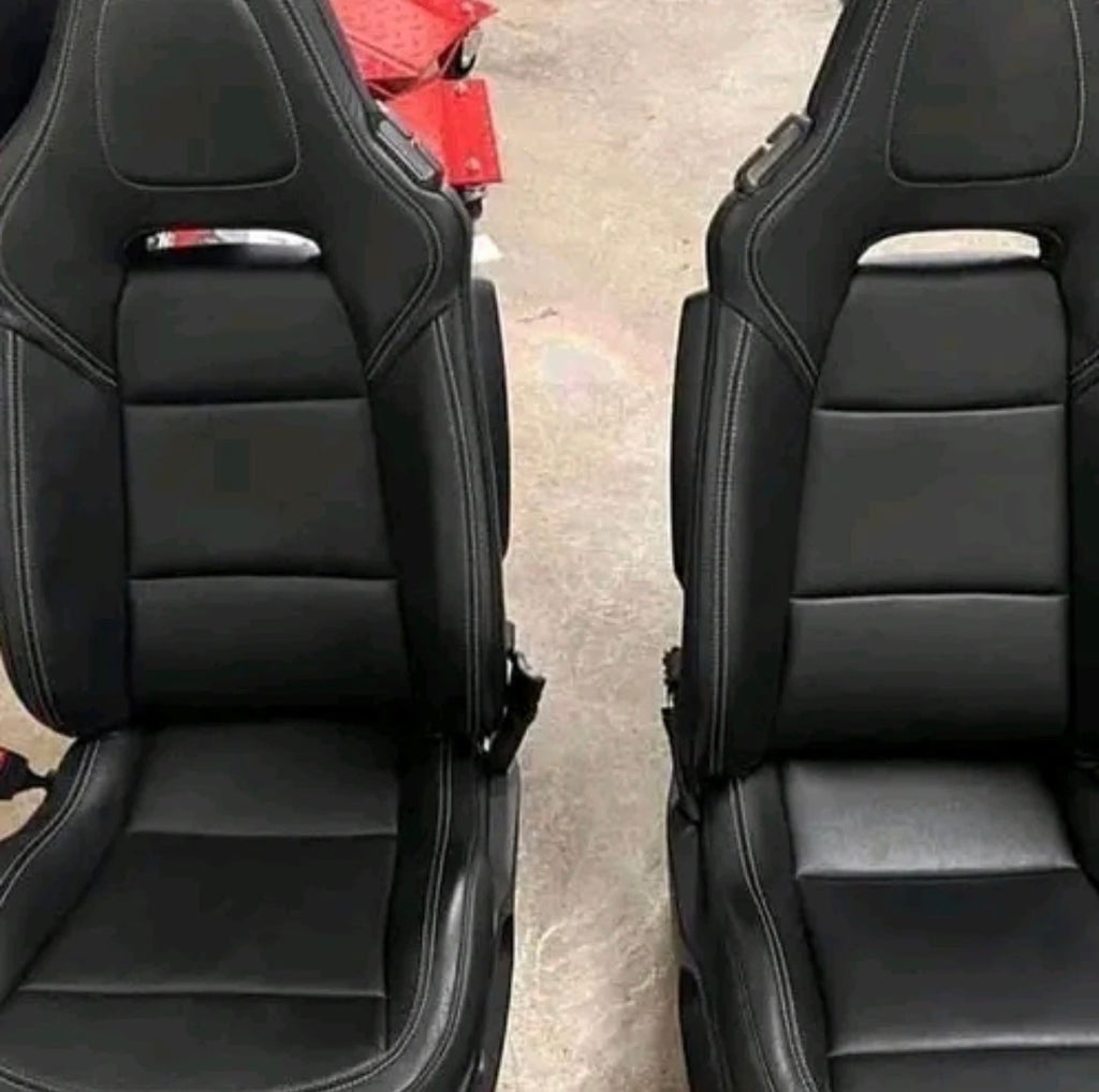 Corvette Black Leather  Seats