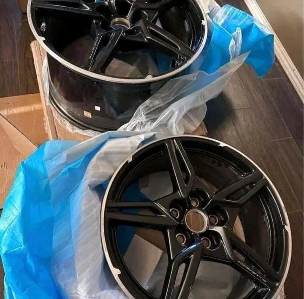 OEM wheels for the C8 corvette