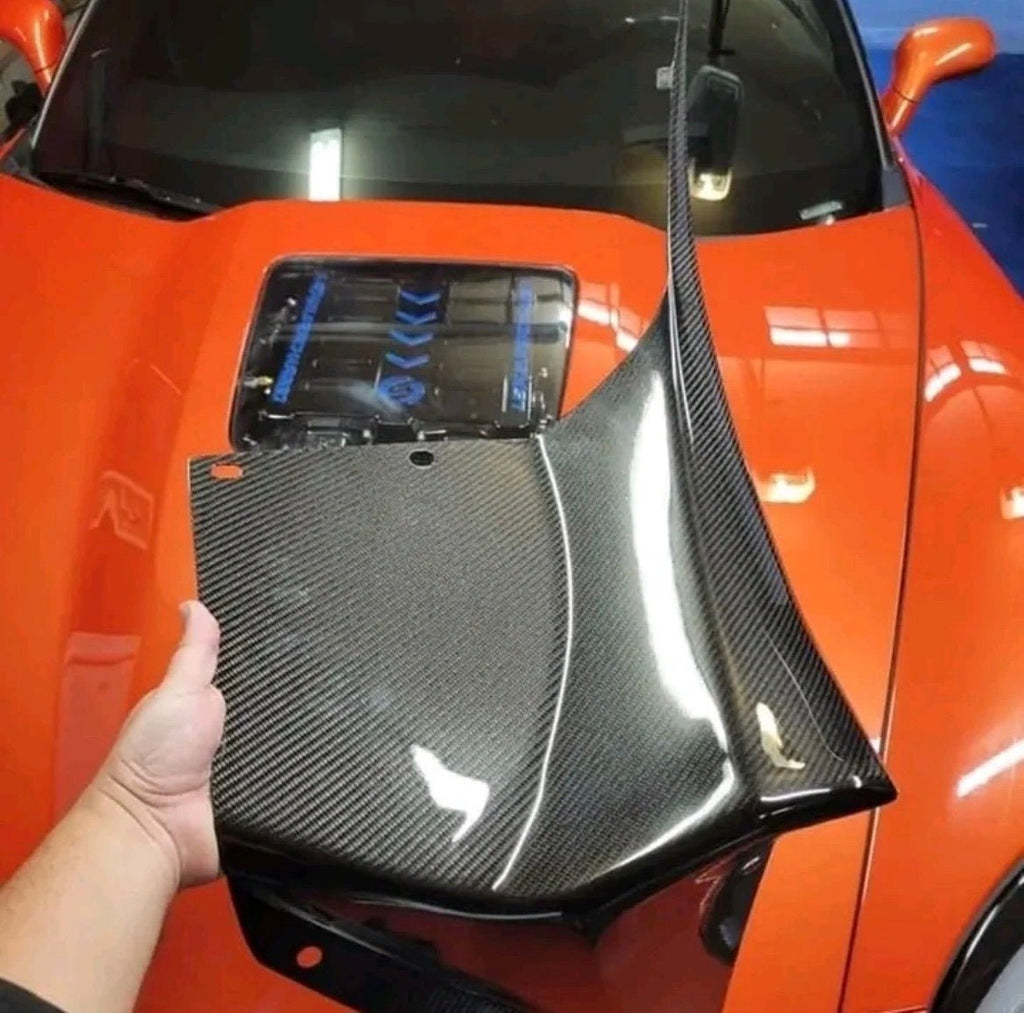 Front and Rear new set of Carbon Splash Guards from C7 Carbon