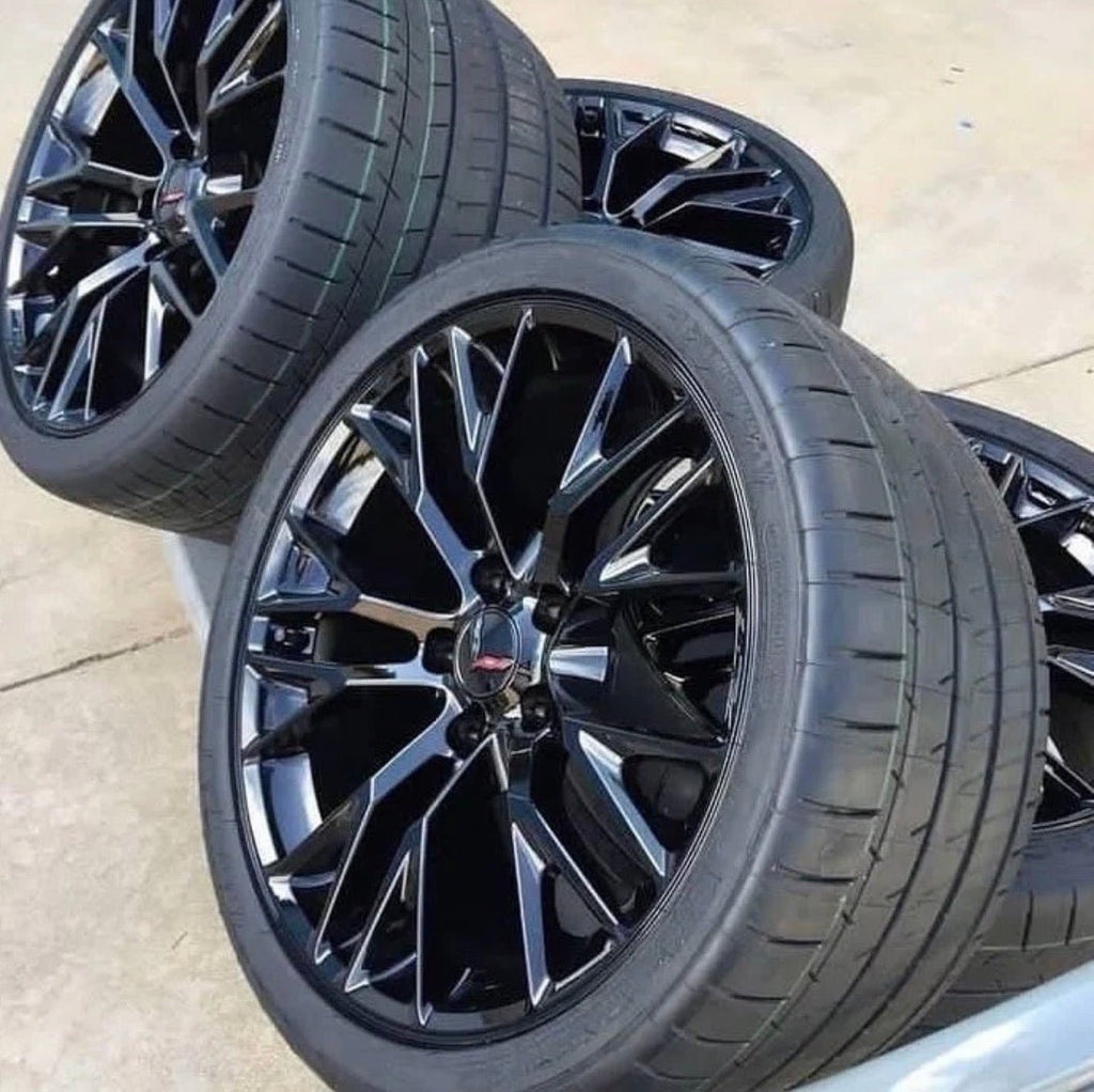 Chevrolet Corvette Spare Parts. 1. Selling out C7 Z06 Black Wheel & Tire