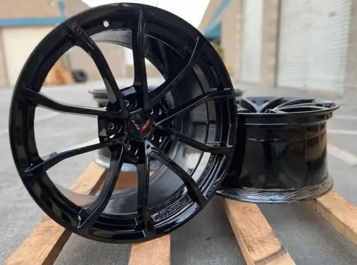 GM Factory OEM Authentic Speed Line C7 Grand Sport Corvette Wheel Set - chevrolet corvette parts