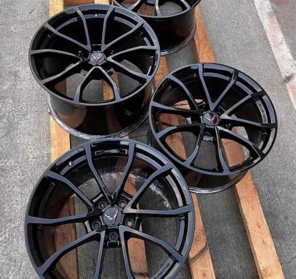 GM Factory OEM Authentic Speed Line C7 Grand Sport Corvette Wheel Set - chevrolet corvette parts