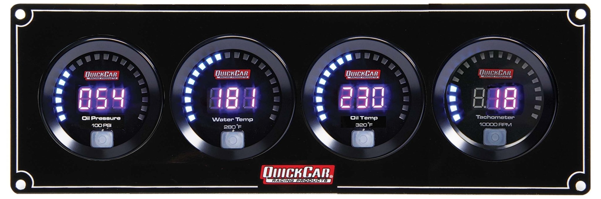 Digital 3-1 Gauge Panel OP/WT/OT w/Tach - chevrolet corvette parts